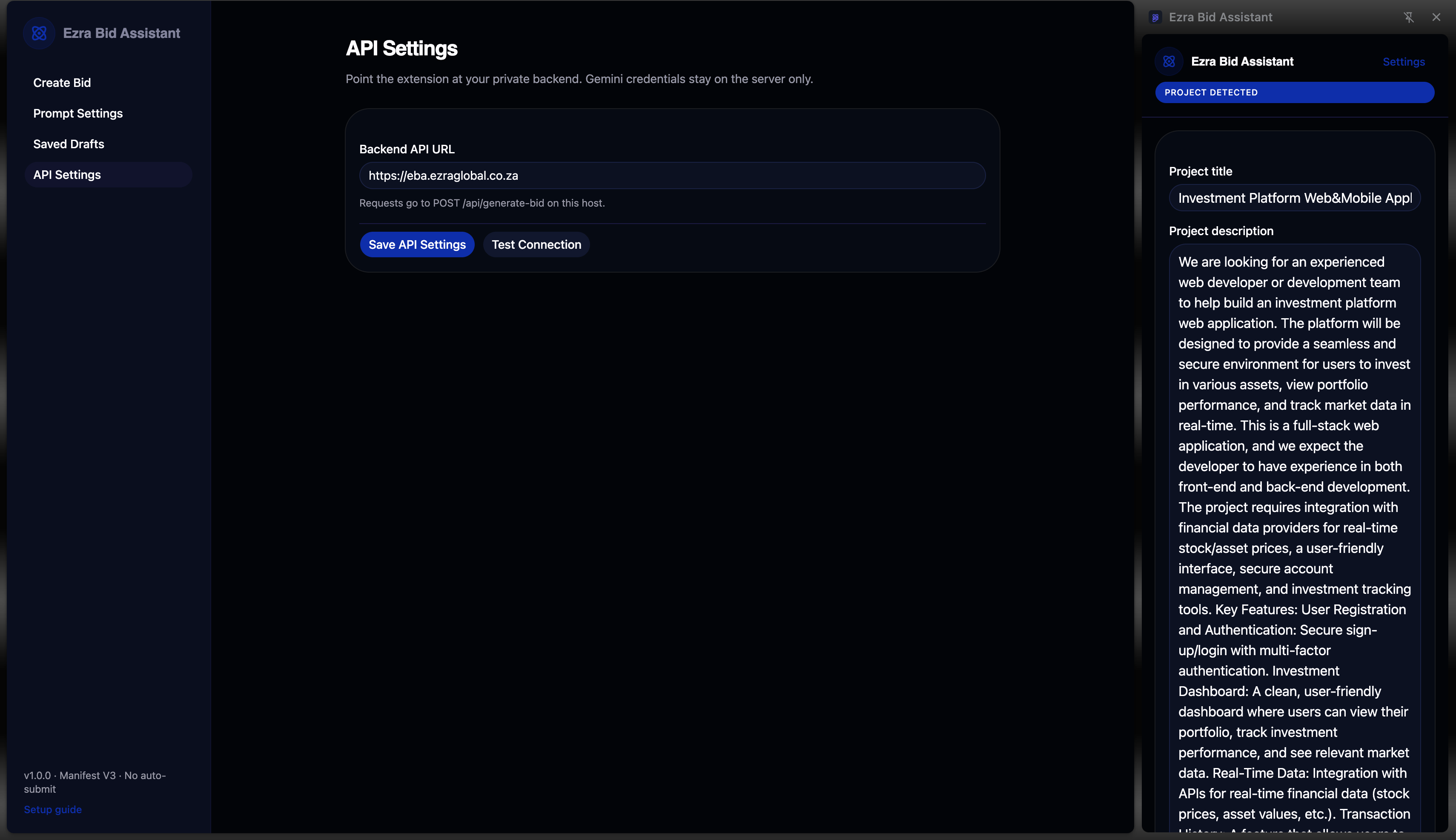 Ezra Bid Assistant screenshot 5