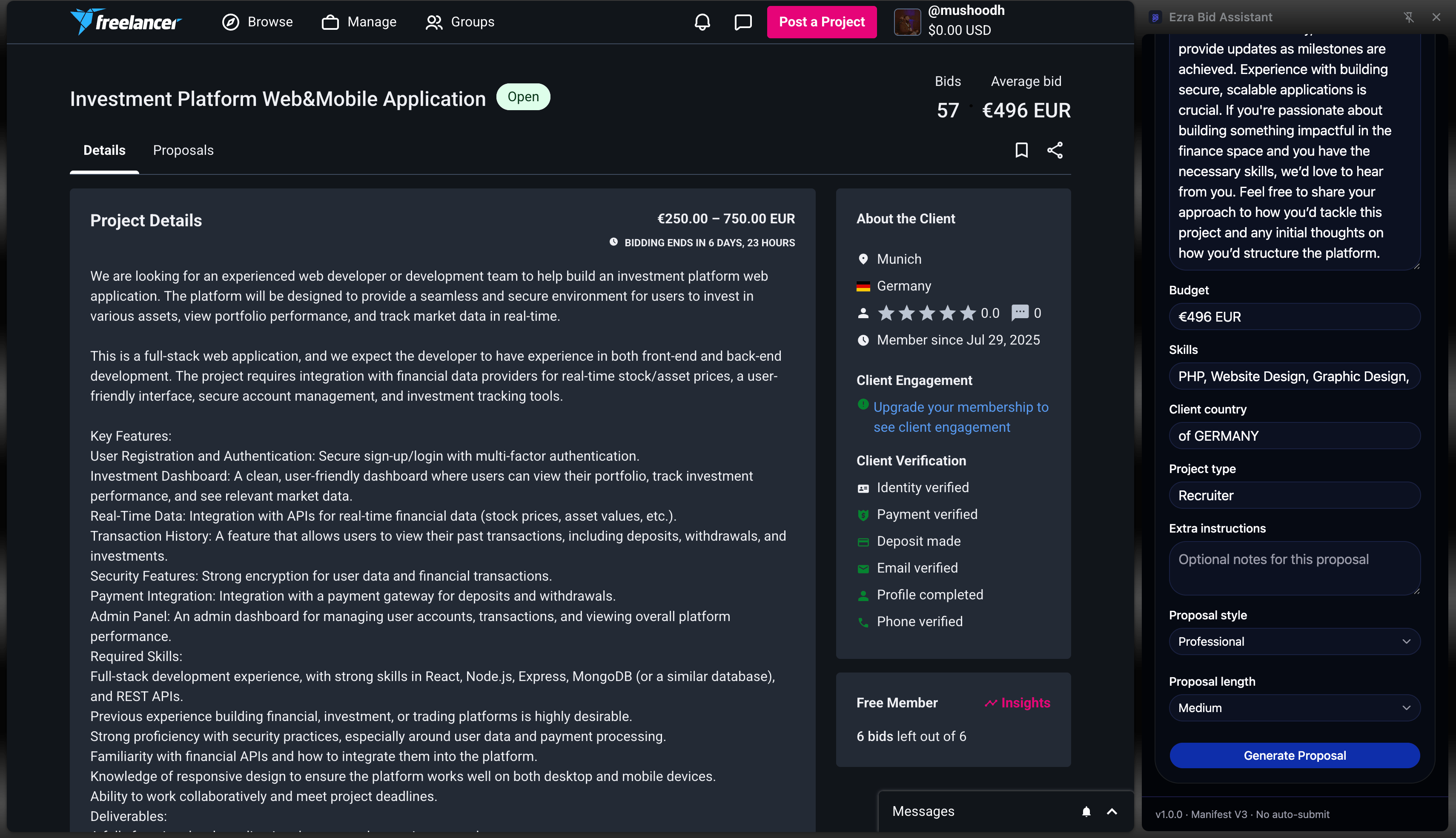 Ezra Bid Assistant screenshot 1