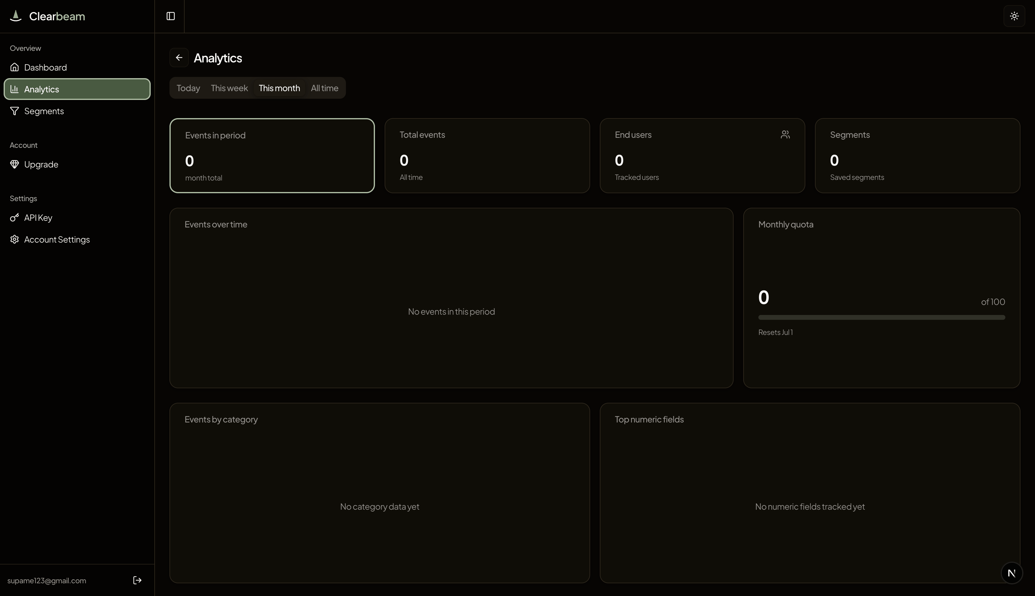 Clearbeam screenshot 2
